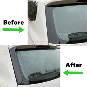 2Pcs Gloss Black Car Rear Window Side Spoiler Wing <b>Splitter</b> for Volkswagen Tiguan MK2 2017+ Car Accessories - Product Image 6