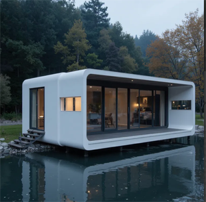Casa Contenedor de Acero Resistente a Huracanes con Certificación CE (Impermeable) para Hoteles, Tiendas y Oficinas en la Costa - Fácil Instalación, Móvil - Product Image 6