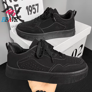 Zapatos Deportivos Antideslizantes de Goma para Hombre, Tallas 39-44, con Punta Redonda, Casuales, Transpirables, de Cuero - Product Image 3