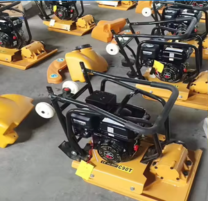 Mini đi bộ tốc độ 15-30m/PHÚT rung tấm Máy đầm <span class=keywords><strong>rammer</strong></span> thành phần cốt lõi động cơ động cơ mang lực nén thiết bị - Product Image 6