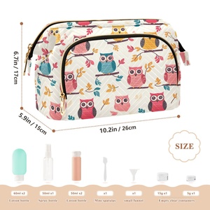 Wholesale Price <b>Large</b> Capacity Waterproof Travel Cosmetic <b>Bag</b> <b>Toiletry</b> <b>Bag</b> Customs Quilted Zipper Wash <b>Bag</b> - Product Image 2