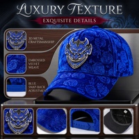 Gorra de Béisbol Premium con Relieve y Emblema Metálico 3D de Demonio, Estilo Urbano de Lujo, Deportiva, de 5 Paneles, con Cierre a Presión, para Adultos Unisex