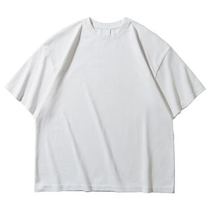 320Gsm Hip Hop Premium Plain Cotton T-Shirt Homme Acid Wash Oversized Pour <span class=keywords><strong>Les</strong></span> Hommes - Product Image 4