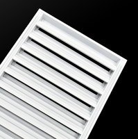 Venta caliente Rejilla de ventilación de aleación de aluminio Salida de aire exterior Rejilla de aleación de aluminio