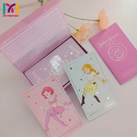 Impression de cartes de tarot personnalisées OEM/ODM en feuille métallisée, jeu de divination à collectionner, boîte de cartes imprimée sur mesure, échantillonnage rapide