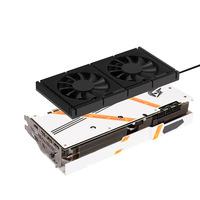 Ventilateur de refroidissement d'air 120 mm en aluminium OEM à 4 broches pour carte graphique, avec roulement à billes, silencieux 21dBA pour boîtier d'ordinateur GPU