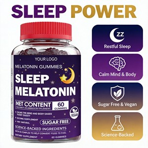 Gomitas de Melatonina Natural OEM, Fórmula Vegana Sin Azúcar para Calmar <span class=keywords><strong>la</strong></span> <span class=keywords><strong>Mente</strong></span>, Relajar el Cuerpo y Promover un Sueño Reparador - Product Image 4