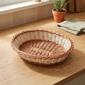 Macetas Circulares de Bambú, Clásicas, Ecológicas, Duraderas, Ligeras, con Acabado Personalizado, para Uso en Interiores y Exteriores, Estilo Tradicional/Vintage - Product Image 1