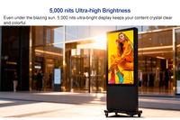 GYOE Nouveau produit Affichage publicitaire LCD extérieur Écran LCD super lumineux pour une lisibilité et une durabilité en extérieur
