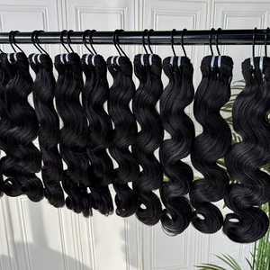 Extensiones de Cabello Humano Ondulado, Cabello Virgen, Suave, Densidad Completa, Color Natural, Suministro de Alta Calidad - Product Image 5