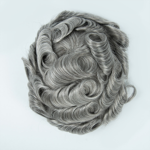 Toupee de Cabello Virgen Duradero de Fábrica Directa para Hombres, Múltiples Tamaños, Piel Fina 8*8, Encaje HD, Rubio, Sin Pegamento, con Clips, Proveedor Líder - Product Image 5