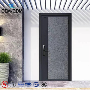 Vente d'Usine Maison <span class=keywords><strong>Turque</strong></span> Design Moderne Métal Inoxydable Entrée Avant Extérieur Blindés Sécurité Incendie Portes en Acier pour Maisons - Product Image 4