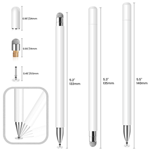 2-Trong-1 Điện Dung Đĩa Cao Su Bút Màn Hình Cảm Ứng Chữ Viết Tay <span class=keywords><strong>Stylus</strong></span> Cho Máy Tính Bảng Android iPhone Phổ Màn Hình Cảm Ứng Bút Chì Giá Rẻ - Product Image 2