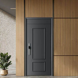 높은 보안 및 스타일의 홈 입구 전면 디자인을위한 현대적인 맞춤형 스윙 보안 도어 - Product Image 3