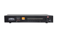 Amplificateur audio professionnel de classe AB personnalisable haute puissance de 60W à 150W pour système de sonorisation scolaire, hôtelier et de conférence