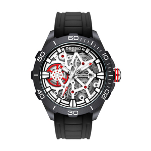 Dessio Men's Luxury Skeleton Automatic <b>Mechanical</b> <b>Watch</b> with Original Movement Custom Logo Wrist Replacement Parts - Product Image 1