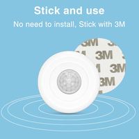 Penjualan laris Tuya Wifi plafon PIR Sensor gerak bahan ABS mendukung kontrol penghubung dengan lampu Led Tuya rumah pintar QD Smart-HW400B