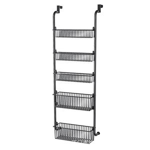 Étagère de rangement murale Najie à 6 niveaux en acier carbone pour cuisine et garde-manger avec design multifonctionnel - Product Image 4