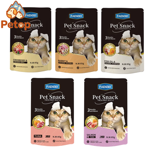 Cibo Umido Premium per Polli in Sacchetto, Snack per Animali Senza Zucchero, per Aumento Massa Muscolare, Alta Palatabilità, Facile da Digerire, per Tutte le Razze e Età, 5 Gusti - Product Image 1