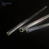 Tube et anneau en quartz de haute qualité avec lentille convexe, personnalisables OEM pour instruments optiques