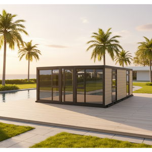 <span class=keywords><strong>Maison</strong></span> conteneur pliable haut de gamme - Aménagement 3 chambres avec salles de bain privées pour sites de glamping - Product Image 1
