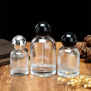 High Quality Round 30ml 50ml 100ml Perfume <b>Bottle</b> <b>Pump</b> Sprayer Luxury Parfum <b>Bottle</b> with Cap - Product Image 5