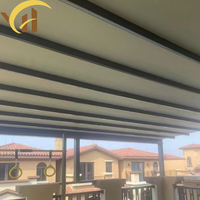 Pérgola Plegable Impermeable Personalizada de Gran Venta con Techo Retráctil de Sombreado Completo para Balcón, Terraza y Exteriores Nórdicos