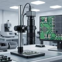 Objectif zoom monoculaire pour microscope vidéo HD CCD à longue portée, grand champ de vision, adaptateur multi-objectifs MSS-L-001