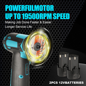 Điện không dây 12V Máy mài góc 76mm pin Powered sạc li-pin mini đánh bóng Máy mài góc - Product Image 4