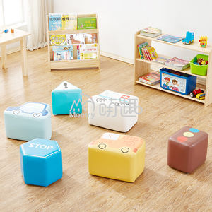 Moetry Sièges souples sur le thème des panneaux <span class=keywords><strong>de</strong></span> signalisation Ensemble <span class=keywords><strong>de</strong></span> tabourets en mousse pour enfants pour aire <span class=keywords><strong>de</strong></span> jeux intérieure Salle <span class=keywords><strong>de</strong></span> classe du centre <span class=keywords><strong>de</strong></span> garde Montessori - Product Image 1