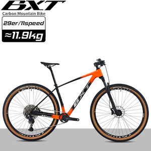 BXT 2025 Nueva Bicicleta de Montaña de Fibra de Carbono de 29 Pulgadas CUES U6000 11 Velocidades con Frenos de Disco, Horquilla <span class=keywords><strong>ROCKSHOX</strong></span> de 29 Pulgadas, Bicicleta MTB Rígida T47 - Product Image 1