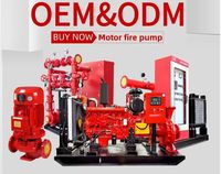 Pompe à incendie électrique verticale monophasée haute pression à haute efficacité, démarrage rapide, forte durabilité, large applicabilité