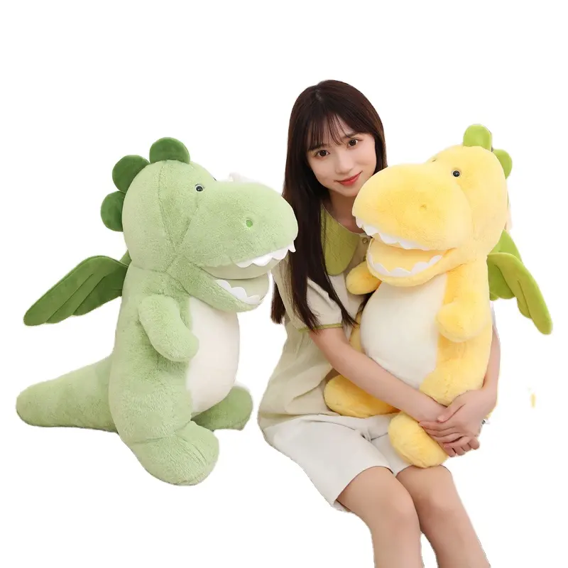 wholesale animal plush stuffed dragon soft toys comfortable animal shaped dragon pillow baby appease doll