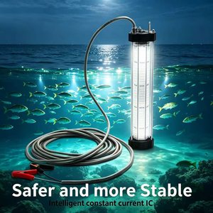 Lampes de pêche submersibles à LED en aluminium haute puissance, étanches, <span class=keywords><strong>blanc</strong></span> froid, 12V 1000W, rechargeables, éclairage 100m, IP68, pour usage extérieur - Product Image 5