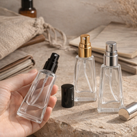 Flacon de parfum miniature portable en verre, format voyage, rechargeable, flacon pulvérisateur vide, conteneur de parfum pour échantillons et voyages