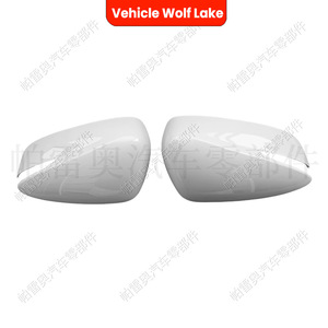 กระจกมองหลังสีขาวสำหรับรถ CX3/CX5 ABS อะไหล่เปลี่ยนด้านซ้ายใหม่ - Product Image 2