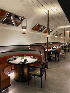 Factory-Made Durable Wooden Metal Restaurant Sets Cheap Cafe Chairs and <strong>Rectangle</strong> <strong>Tables</strong> for Dining for Sale - Product Image 4