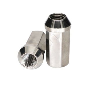 Écrous <span class=keywords><strong>de</strong></span> <span class=keywords><strong>roue</strong></span> <span class=keywords><strong>antivol</strong></span> en titane M12 M14 à extrémité ouverte pour pièces automobiles - Product Image 5
