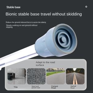 Stampelle Leggere Regolabili in Alluminio per Avambraccio e Gomito, Impugnatura Ergonomica Antiscivolo, Ausilio per la Mobilità per Adulti e Anziani - Product Image 2