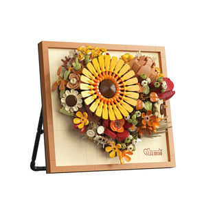 Rompecabezas de Girasol, Bloques de Construcción de Plástico ABS, Juguete DIY para Niños de 7+ Años, Regalo Unisex para el Día del Niño - Product Image 1