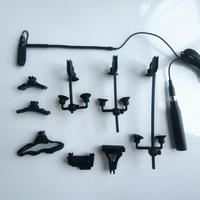 MU800 Ensemble complet de microphones pour instruments de musique professionnels avec pinces pour instruments de 8 styles pour guitare violon piano violoncelle basse