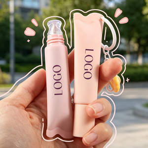 Brillo Labial Personalizado de Marca Privada con Soporte para Llavero para Niñas, Brillo Labial con Logotipo Personalizado - Product Image 1