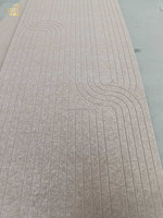 Paneles Acústicos de Fieltro PET con Ranura en V CNC, Insonorizantes y Absorbentes de Sonido, para Decoración de Interiores