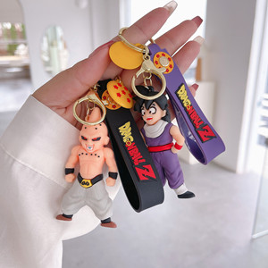 <span class=keywords><strong>Porte</strong></span>-clés <span class=keywords><strong>Dragon</strong></span> <span class=keywords><strong>Ball</strong></span> <span class=keywords><strong>Z</strong></span> en silicone <span class=keywords><strong>3D</strong></span> avec personnage d'anime et sangle en tissu, breloque pour sac à dos - Product Image 1