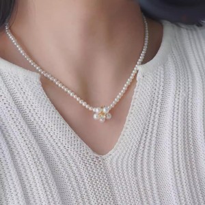 10766DIY <b>Pearl</b> Accessories S925 Silver Ring Empty <b>Set</b> Butterfly Silver Jewelry <b>Set</b> with 6-9mm Round Flat Beads - Product Image 4