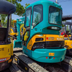 Mini pelle d'occasion certifiée EPA CE U35 3,5 tonnes, état d'origine japonais, avec bras oscillant pour moteur, boîte de vitesses, pompe et moteur KX155/KX163 - Product Image 1