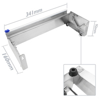 Distributeur de film alimentaire JH-Mech personnalisé, structure intégrée, outil de découpe coulissant intégré, installation double flexible.