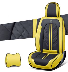 Set completo universale coprisedile <span class=keywords><strong>auto</strong></span> in pelle PVC con cuscino sedile <span class=keywords><strong>auto</strong></span> che migliora Comfort e stile - Product Image 2