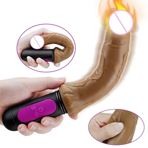 Vibrador de Pene con Carga USB de TPE, Vibrador de Simulación, Juguetes Sexuales para la Masturbación Femenina para Chicas - Product Image 1