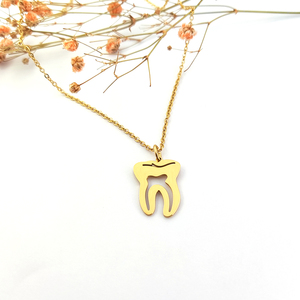 <span class=keywords><strong>Collier</strong></span> De dentition pour Bébé Dentaire Bijoux Joyas De Acero Inoxidable Para Mujer <span class=keywords><strong>Dent</strong></span> <span class=keywords><strong>Collier</strong></span> Col De Hombre Personnalisé Bijoux - Product Image 1